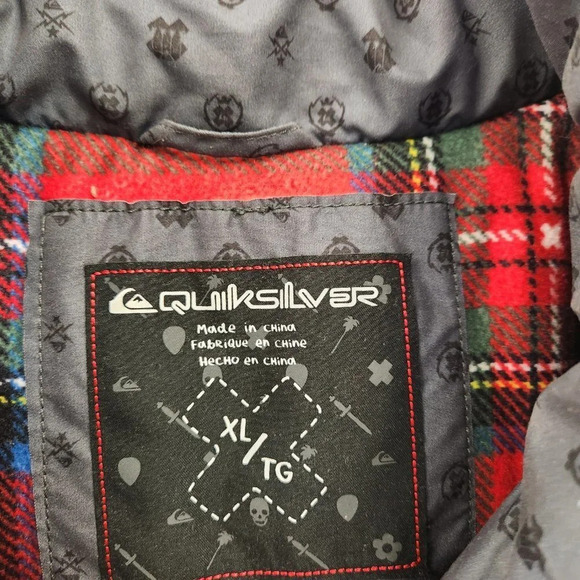 Quiksilver Mens Winter Jacket Size XL - Picture 4 of 12